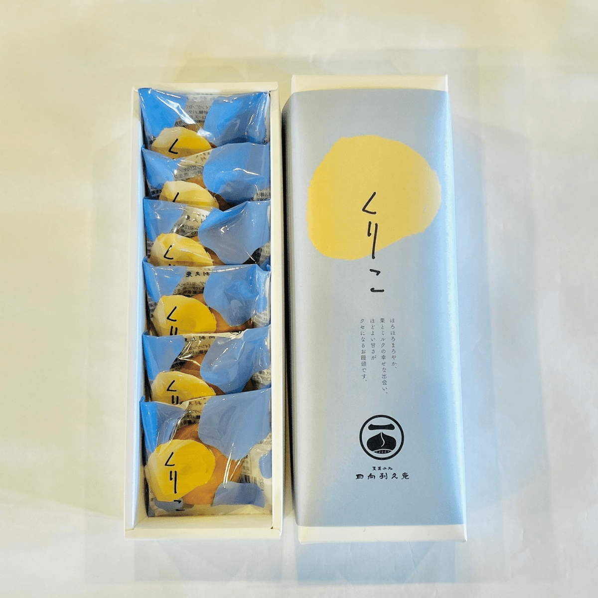 HYUGARIKYUAN KURIKO Chestnut Milk Pastry 6P - Tokyo Fresh Direct