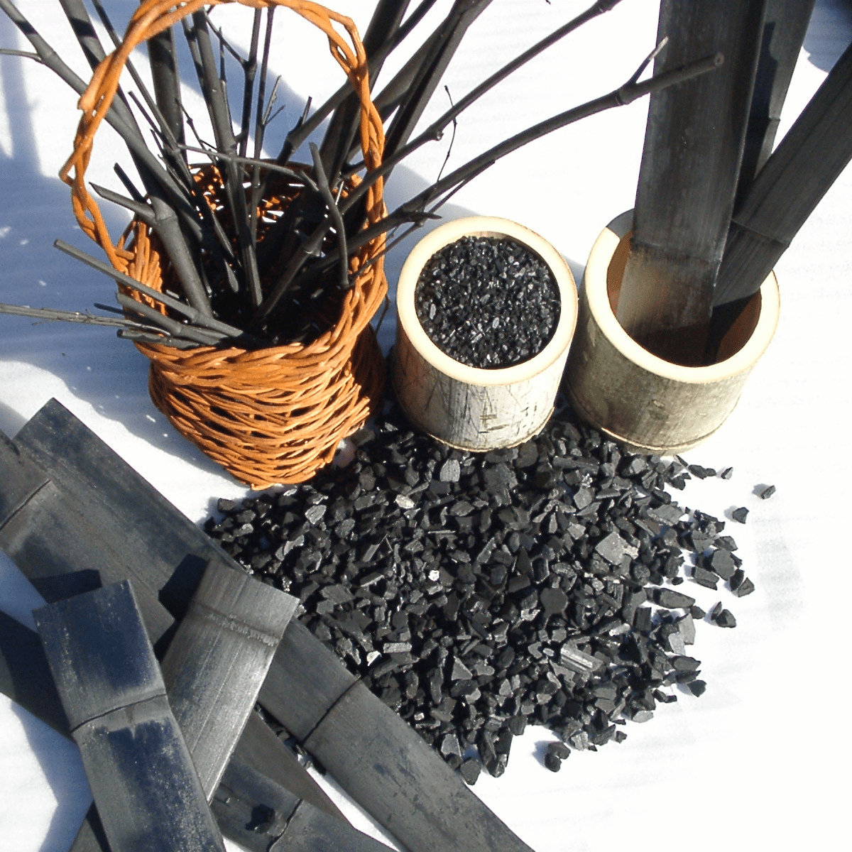 TAKESUMInoSATO Bamboo Charcoal Mineral Black Salt 15g - Tokyo Fresh Direct