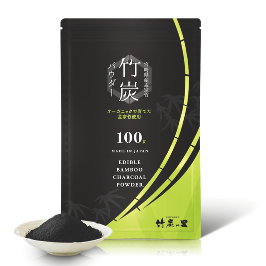 TAKESUMInoSATO Edible Bamboo Charcoal Powder 110g - Tokyo Fresh Direct