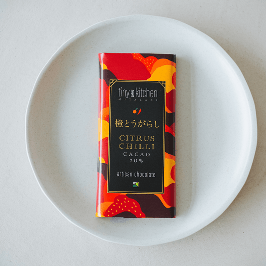 TINYKITCHEN MIYAZAKI Artisan Chocolate Citrus Chilli Cacao 70% - Tokyo Fresh Direct