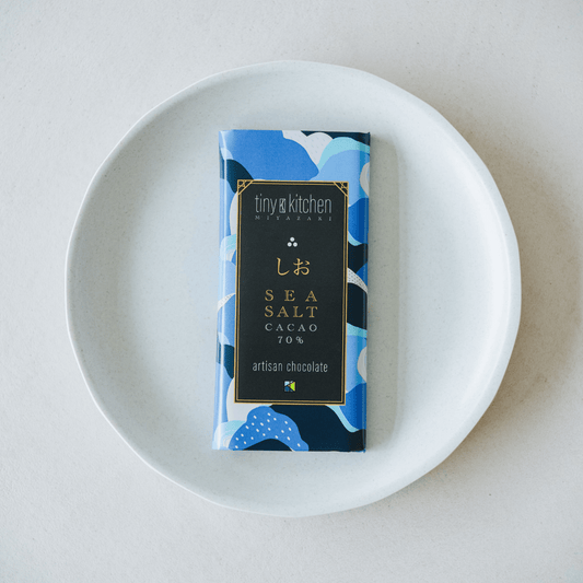 TINYKITCHEN MIYAZAKI Artisan Chocolate Sea Salt Cacao 70% - Tokyo Fresh Direct